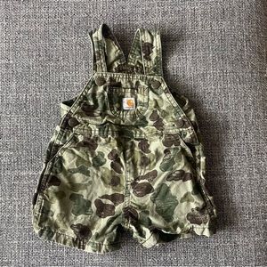 Baby Carhartt Overall Short Camouflage 6-9 Months